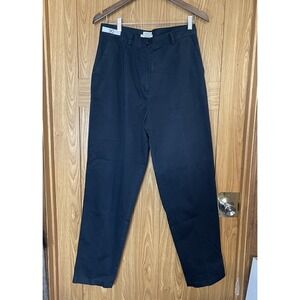 L.L. Bean Khaki Dark Flat Front Pants Size‎ 12 Petite. 30 X 30